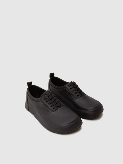 Shop Ambush Flat Shoes In Black Off White