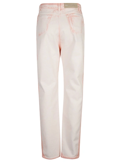 Shop Alberta Ferretti Trousers In Fantasia Rosa