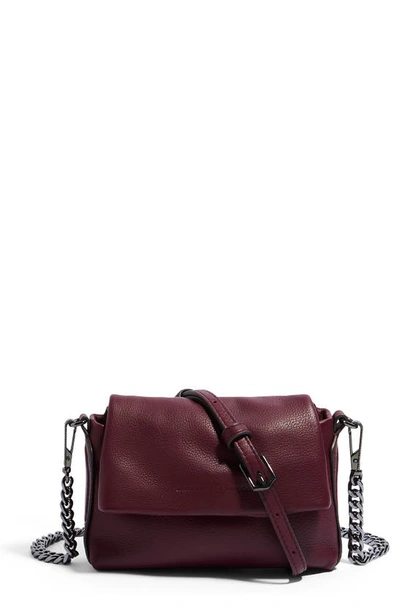 Shop Aimee Kestenberg Nordy Leather Mini Crossbody Bag In Oxblood