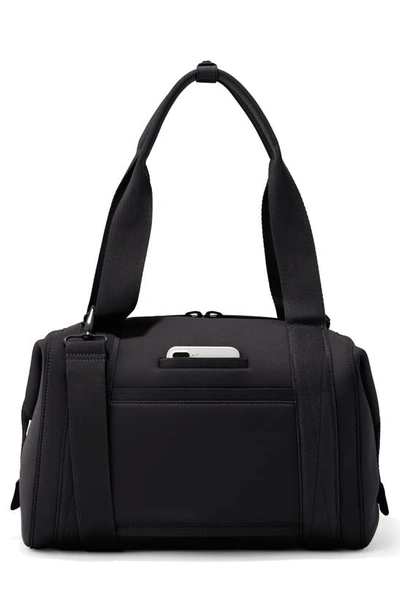 Dagne Dover Medium Landon Neoprene Carryall Duffle Bag In Onyx