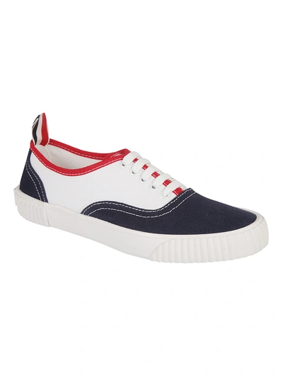 Shop Thom Browne Sneakers In Rwbwht