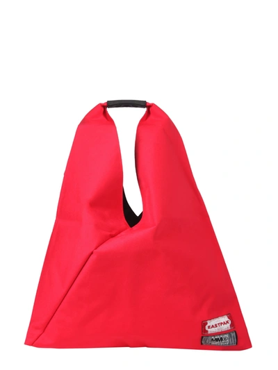 Shop Mm6 Maison Margiela Medium Japanese Bag In Rosso