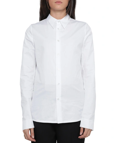 Sapio Buttoned Point-collar Shirt In White | ModeSens