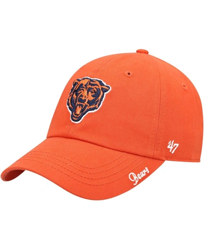 Shop 47 Brand Women's Orange Chicago Bears Miata Clean Up Secondary Adjustable Hat