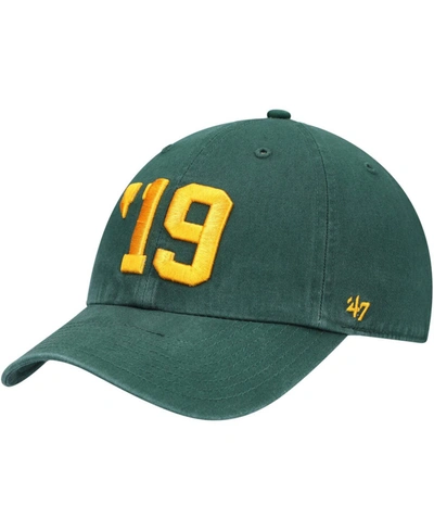 47 Brand Men's Green Green Bay Packers Clean Up Legacy Adjustable Hat In Green