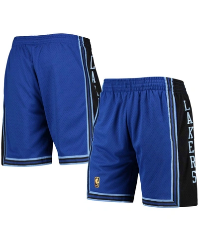 Mitchell & Ness Men's Royal Los Angeles Lakers Hardwood Classics Reload Swingman Shorts In Royal