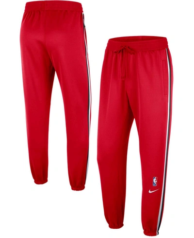 Shop Nike Men's Red Chicago Bulls 75th Anniversary Showtime On Court Performance Pants