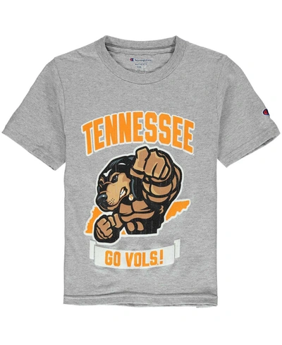 Shop Champion Big Boys And Girls Gray Tennessee Volunteers Strong Mascot T-shirt
