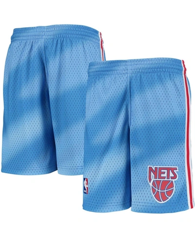 Mitchell & Ness Big Boys And Girls Blue New Jersey Nets Hardwood Classics Swingman Shorts In Blue