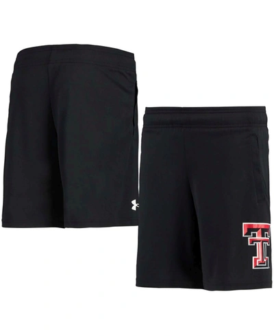 Shop Under Armour Big Boys And Girls Black Texas Tech Red Raiders Tech Shorts