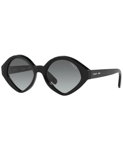 Shop Vogue Mbb X  Eyewear Sunglasses, Vo5394s 52 In Black-gray Gradient