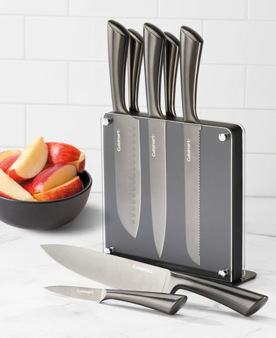 Shop Cuisinart Space-saving Onyx 8-pc. Cutlery Set With Magnetic Block