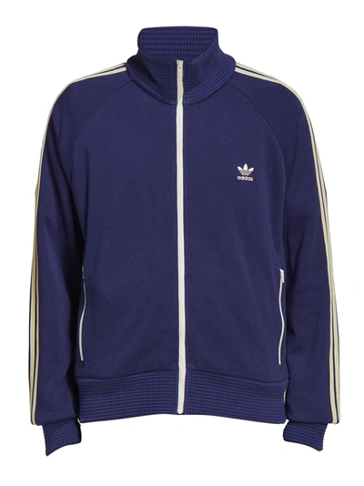 Shop Adidas Originals X Wales Bonner 80s Track Jacket In Blue