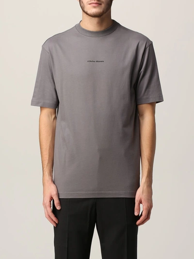 Shop A Better Mistake T-shirt T-shirt Men  In Grey