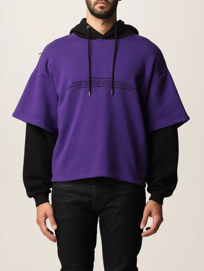 Shop A Better Mistake Sweatshirt Sweatshirt Men  In Violet