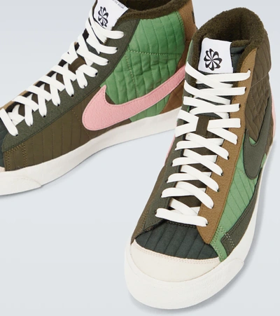 Shop Nike Blazer Mid '77 Sneakers In Sequoia/sequoia-medium Olive