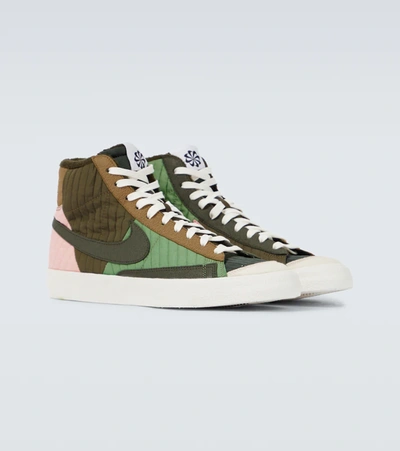 Shop Nike Blazer Mid '77 Sneakers In Sequoia/sequoia-medium Olive