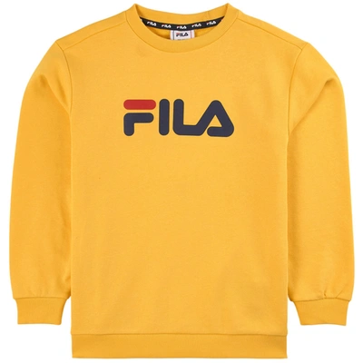 Fila Kids' Violo Logo Sweatshirt Yellow 158-164cm (13-14 Years) | ModeSens