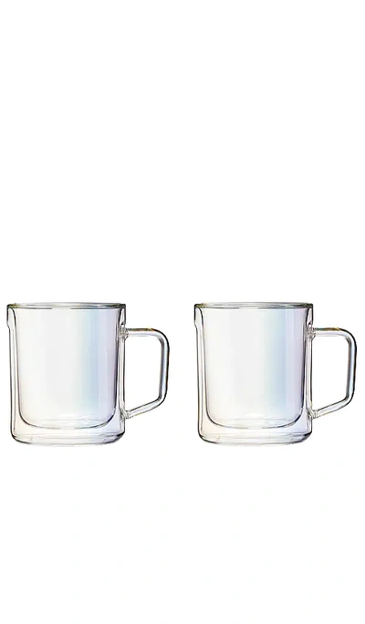 Shop Corkcicle Glass Mug 12oz Double Pack In 浅紫