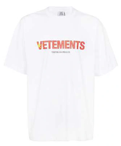 Shop Vetements China Logo T-shirt In White