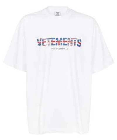 Shop Vetements U.k. Logo T-shirt In White