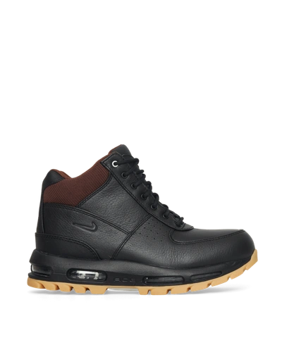 Shop Nike Air Max Goadome Se Sneakers In Black/lt Chocolate
