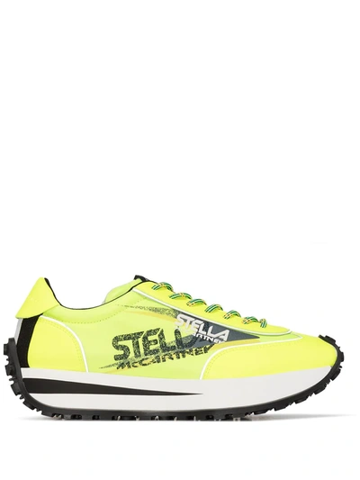 Shop Stella Mccartney Reclypse Low-top Sneakers In Yellow