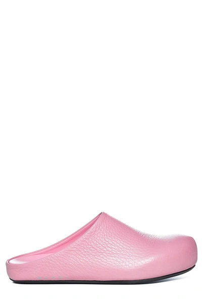 Shop Marni Fussbett Sabot Mules In Pink