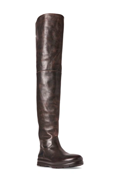 Shop The Row Billie Over The Knee Boot In Vintage Brun