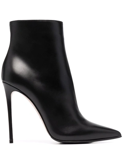 Shop Le Silla Eva Ankle Boots 120mm In 黑色