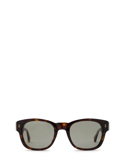 Shop Cartier Ct0278s Havana Sunglasses