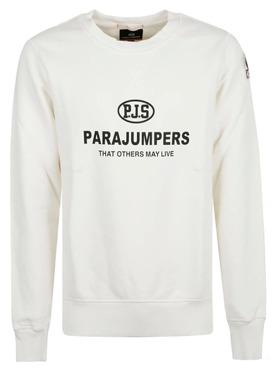 Shop Parajumpers Toml Sweatshirt In Off White