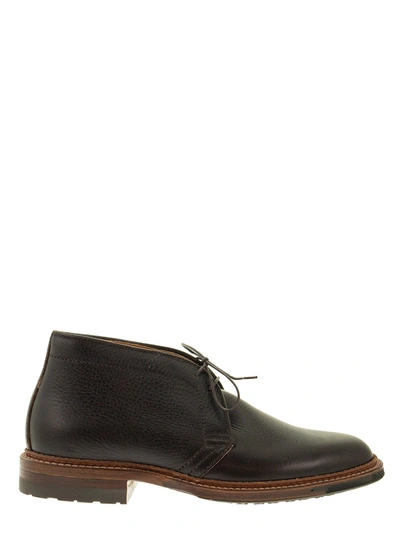 Shop Alden Shoe Company Chukka - Leather Ankle Boot In Brown