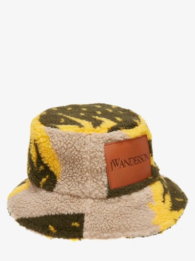 Shop Jw Anderson Asymmetric Bucket Hat In Neutrals