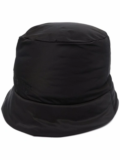 Shop Off-white Logo-embroidered Bucket Hat Black