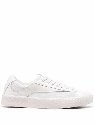 Shop By Far Rodina Grained Low Sneakers White