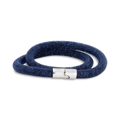 Shop Swarovski Stardust Montana Blue Double Bracelet 5092090