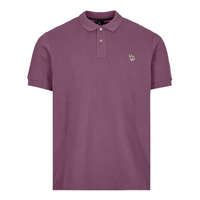 Shop Paul Smith Polo Shirt In Purple