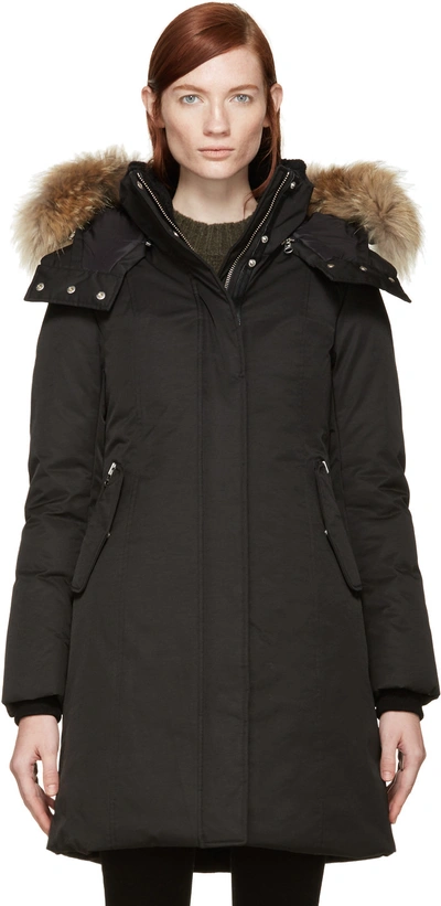 Shop Mackage Black Lux Down Kerry Coat