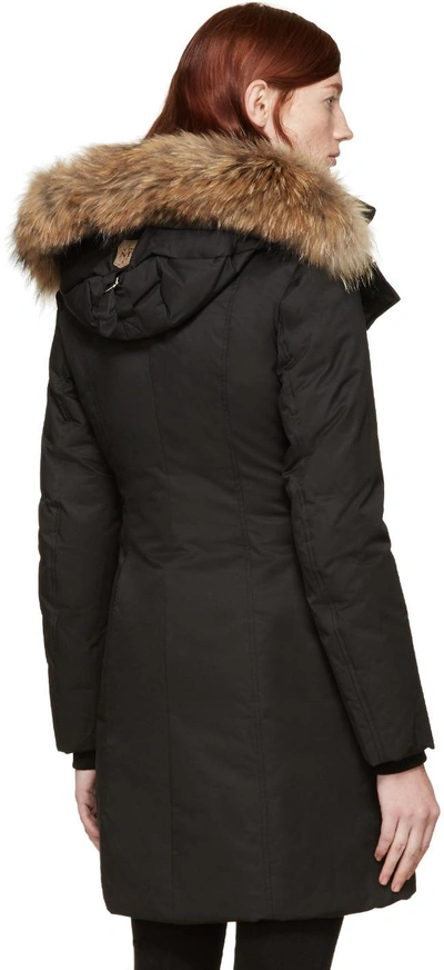 Shop Mackage Black Lux Down Kerry Coat