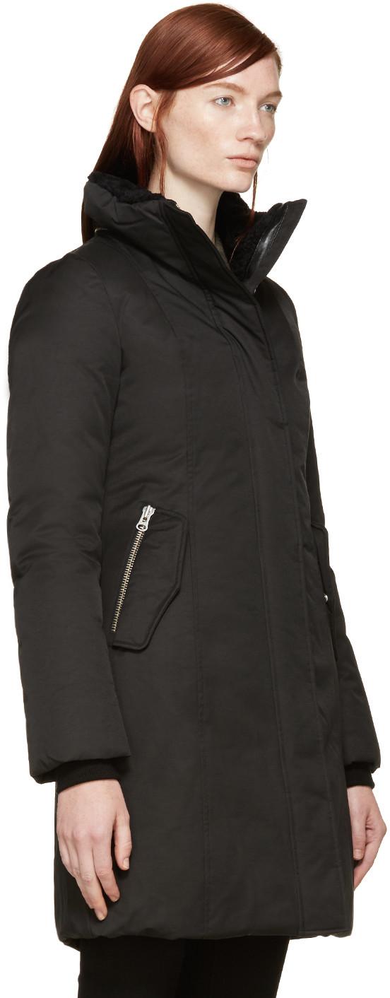 Mackage Fur-trimmed Trish Down Coat In Black | ModeSens