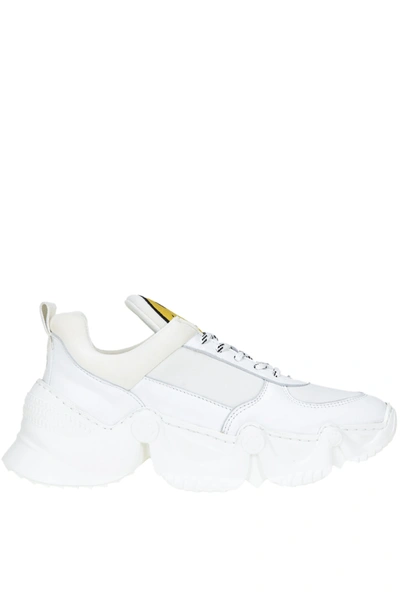 Shop Joshua Sanders Capsule Smile Sneakers In White