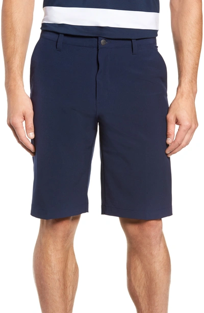 Shop Adidas Golf Ultimate365 Water Resistant Performance Shorts In Navy