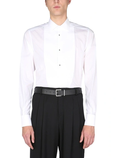 Shop Dolce & Gabbana Classic Tailored Shirt In White