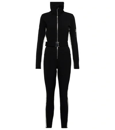 Cordova Signature In The Boot Belted Striped Ski Suit In Onyx