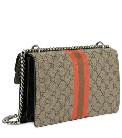 Shop Gucci Dionysus Small Gg Supreme Shoulder Bag In Be Ebony Multi/black