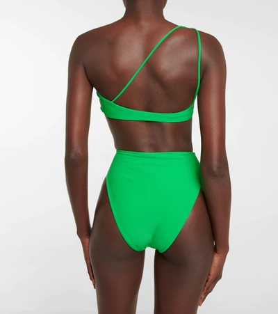 Shop Jade Swim Apex One-shoulder Bikini Top In Irlanda