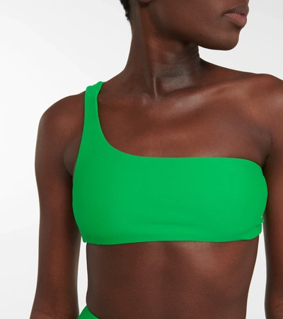 Shop Jade Swim Apex One-shoulder Bikini Top In Irlanda
