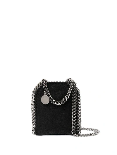 Shop Stella Mccartney Micro Falabella Tote Bag In Black