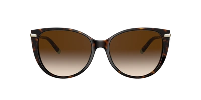 Tiffany & Co . Woman Sunglasses Tf4178f In Brown Gradient
